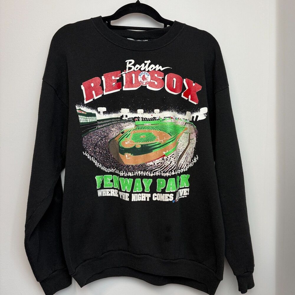 Vintage 90s Lee Cotton Blend MLB Boston Red Sox Fenway Park Size XL Crewneck